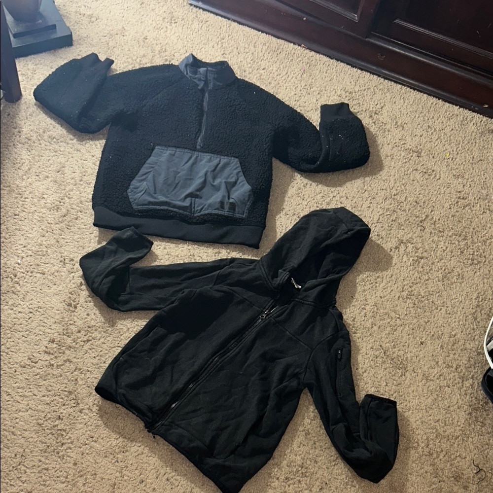 Athletic Works Black and Gray Kids Sweatshirts set